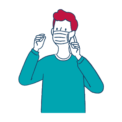 日常生活の注意点のイラスト