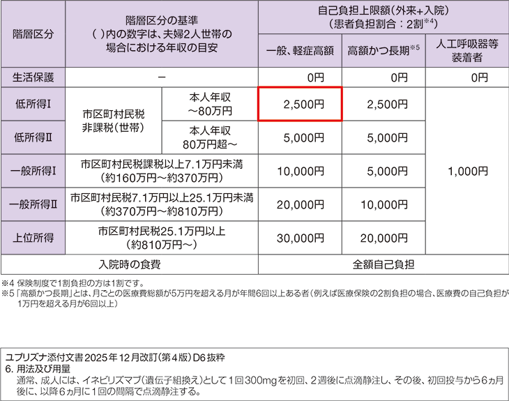 難病医療費助成（一般所得Ⅱの場合）